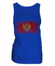Montenegro Distressed Flag Ladies Vest