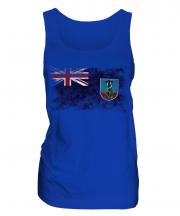 Montserrat Distressed Flag Ladies Vest