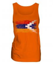 Nagorno-Karabakh Republic Distressed Flag Ladies Vest