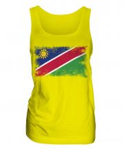 Namibia Distressed Flag Ladies Vest