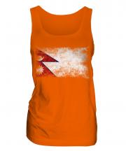 Nepal Distressed Flag Ladies Vest