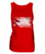 Nepal Distressed Flag Ladies Vest
