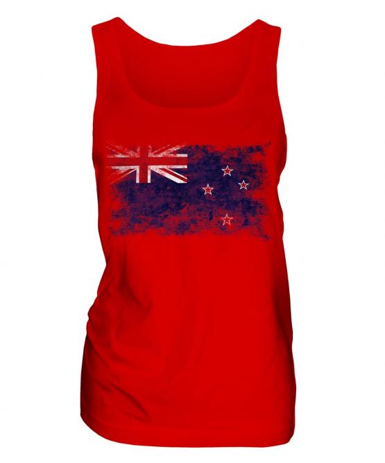New Zealand Distressed Flag Ladies Vest