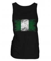 Nigeria Distressed Flag Ladies Vest