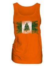 Norfolk Island Distressed Flag Ladies Vest