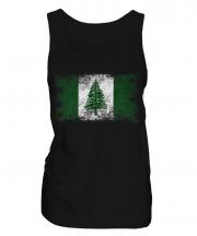 Norfolk Island Distressed Flag Ladies Vest