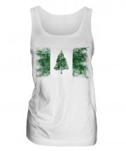 Norfolk Island Distressed Flag Ladies Vest