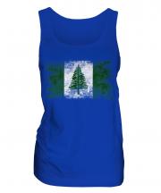 Norfolk Island Distressed Flag Ladies Vest