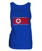 North Korea Distressed Flag Ladies Vest