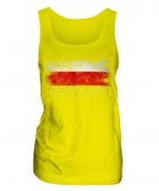 North Ossetia Distressed Flag Ladies Vest