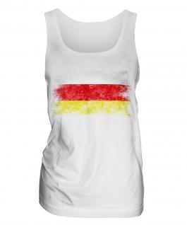 North Ossetia Distressed Flag Ladies Vest