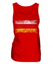 North Ossetia Distressed Flag Ladies Vest