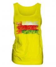 Oman Distressed Flag Ladies Vest