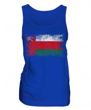 Oman Distressed Flag Ladies Vest