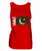 Pakistan Distressed Flag Ladies Vest
