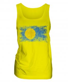 Palau Distressed Flag Ladies Vest
