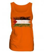 Palestine Distressed Flag Ladies Vest