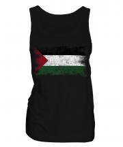 Palestine Distressed Flag Ladies Vest