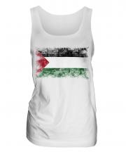 Palestine Distressed Flag Ladies Vest