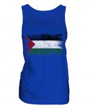 Palestine Distressed Flag Ladies Vest