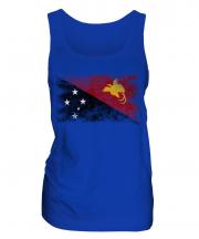Papua New Guinea Distressed Flag Ladies Vest