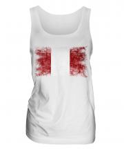 Peru Distressed Flag Ladies Vest
