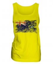Pitcairn Islands Distressed Flag Ladies Vest