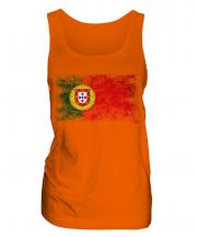 Portugal Distressed Flag Ladies Vest