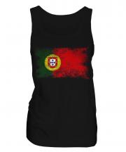 Puerto Rico Distressed Flag Ladies Vest
