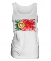 Puerto Rico Distressed Flag Ladies Vest