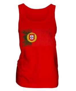 Puerto Rico Distressed Flag Ladies Vest
