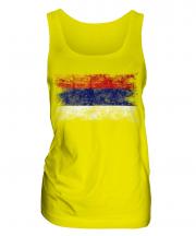 Republika Srpska Distressed Flag Ladies Vest