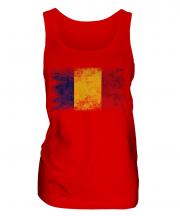 Romania Distressed Flag Ladies Vest