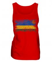 Rwanda Distressed Flag Ladies Vest