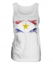 Saba Distressed Flag Ladies Vest