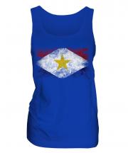 Saba Distressed Flag Ladies Vest