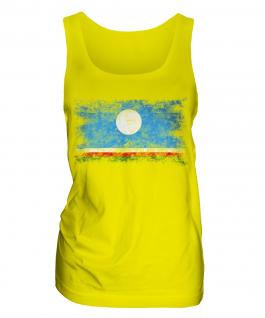 Sakha Republic Distressed Flag Ladies Vest