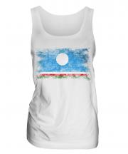Sakha Republic Distressed Flag Ladies Vest