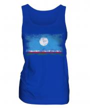 Sakha Republic Distressed Flag Ladies Vest