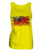 Samoa Distressed Flag Ladies Vest
