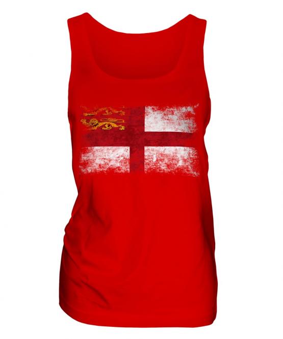 Sark Distressed Flag Ladies Vest