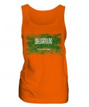 Saudi Arabia Distressed Flag Ladies Vest