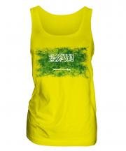 Saudi Arabia Distressed Flag Ladies Vest