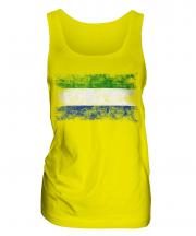 Sierra Leone Distressed Flag Ladies Vest