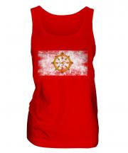 Sikkim Distressed Flag Ladies Vest