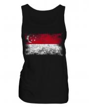 Singapore Distressed Flag Ladies Vest