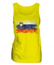 Slovenia Distressed Flag Ladies Vest
