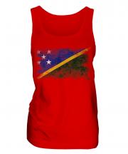 Solomon Islands Distressed Flag Ladies Vest