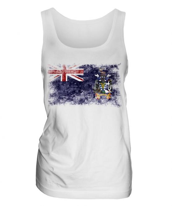 South Georgia Distressed Flag Ladies Vest