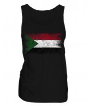 Sudan Distressed Flag Ladies Vest